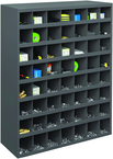 42 x 12 x 33-3/4'' (56 Compartments) - Steel Compartment Bin Cabinet - Americas Tooling