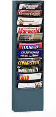 9-3/4 x 4-1/8 x 36'' - 11 Pocket Literature Rack - Americas Tooling