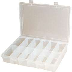 12 COMPARTMENT BOX CLEAR - Americas Tooling