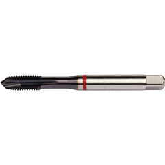 ‎#10-32 3 Flute H3 HSS-E PM DIN ANSI Machine Tap - Red Shark for Alloy Steels - Plug Style E-code # E91110-32 - Americas Tooling