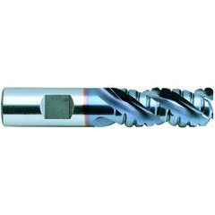 1/2 X 1/2 X 1-1/4 X 3-1/4 3Fl Reg SE Rougher Alum.T15.TiCN-Coated End Mill - Americas Tooling