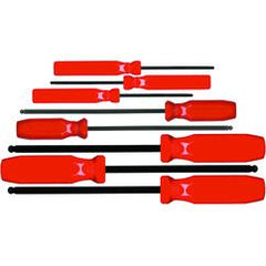 8PC BALL HEX SCREWDRIVER SET IN - Americas Tooling