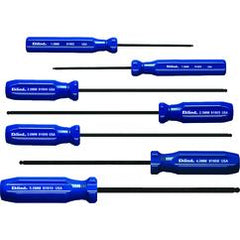 7PC BALL HEX SCREWDRIVER SET METRIC - Americas Tooling