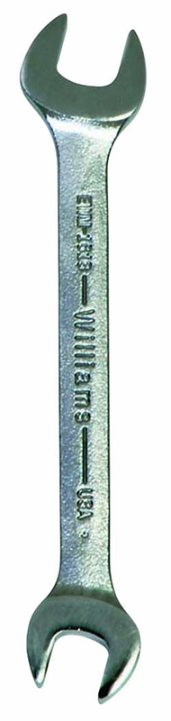 27.0 x 30mm - Chrome Satin Finish Open End Wrench - Americas Tooling