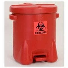 14 GAL POLY BIOHAZ SAFETY WASTE CAN - Americas Tooling