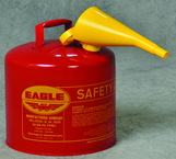 5 GAL TYPE I SAFETY CAN W/FUNNEL - Americas Tooling