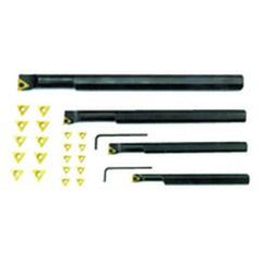 4 Pc. RH Boring Bar Set with 20 Inserts - Americas Tooling