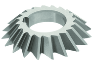 5 x 3/4 x 1-1/4 - HSS - 45 Degree - Left Hand Single Angle Milling Cutter - 24T - TiN Coated - Americas Tooling