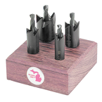 1/2; 5/8; 3/4 ; & 1" Dia - 1/2'' Shank - Hole Cutter Set - Americas Tooling