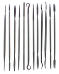 Swiss Pattern Needle File - 12 Pcs.; 6-1/2"; 0 Cut - Americas Tooling