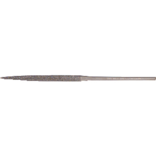 ‎Quality Import Diamond Needle File - 3″ Diamond Length-5-1/2″ Overal Length-150 Grit - Half Round - Americas Tooling