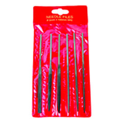 ‎6 Pieces Swiss Pattern Needle File Set-5-1/2″ - 0 Cut - Americas Tooling