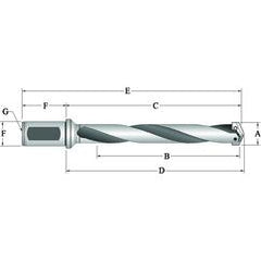 24040H-150F Spade Blade Holder - Helical Flute- Series 4 - Americas Tooling