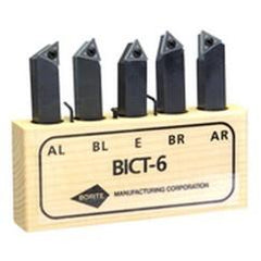 Style AR;AL.BR;BL;E 3/4x3/4" SH - Indexable Tool Bit Set - Americas Tooling