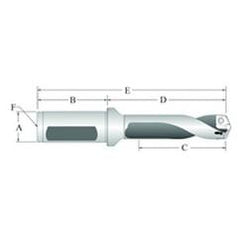 60714S-075F Spade Drill Holder - Americas Tooling