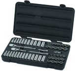 57PC 3/8" DRIVE 12 PT SKT SET - Americas Tooling