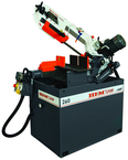 Semi-Automatic Bandsaw - 260BSA; 10.x x 5.9" Capacity; 1.4HP 220V 3PH - Americas Tooling