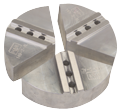 Fine Serrated Jaw - Full Wrap Aluminum For 6" Chucks - Americas Tooling