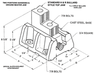 2 Pc. Boring Mill Jaws - #HR-BM-12-7-TJ For 12" Chucks - Americas Tooling