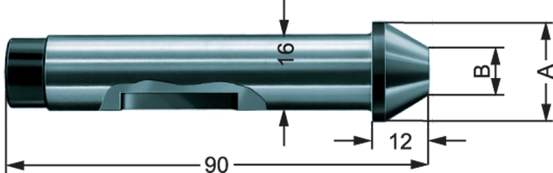 .630" Dia. - Series 680-40 - Center for Face Driver - Americas Tooling