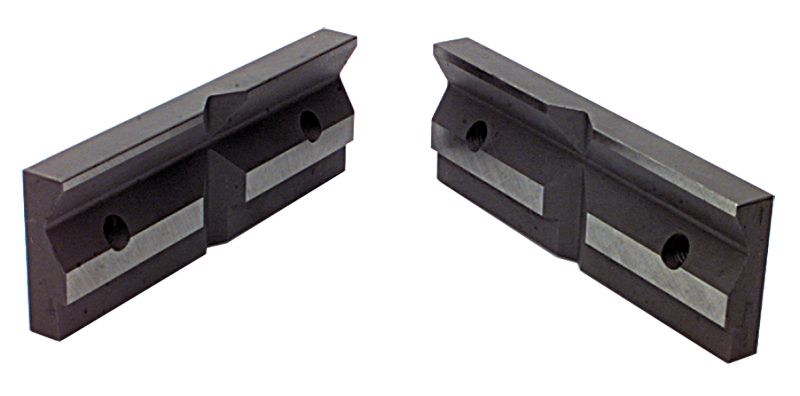 1-Pair Matching V-Groove Jaw Plates; For: 4/5" Speed Vise - Americas Tooling