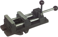 Quick-Set Adjustable Drill Press Vise - 3" Jaw Width - Americas Tooling