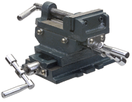 2-Way Cross Slide Vise - Model #TCV4- 4" Jaw Width - Americas Tooling