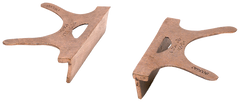 404-4.5, Copper Jaw Caps, 4-1/2" Jaw Width - Americas Tooling