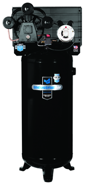 60 Gal. Single Stage Air Compressor, Vertical, Hi-Flo, Cast Iron, 155 PSI - Americas Tooling