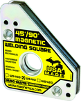 Magnetic Welding Square - Covered Heavy Duty - 3-3/4 x 3/4 x 4-3/8'' (L x W x H) - 75 lbs Holding Capacity - Americas Tooling