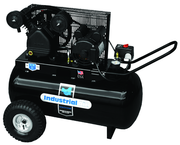 20 Gal. Single Stage Air Compressor, Horizontal, Cast Iron, 135 PSI - Americas Tooling