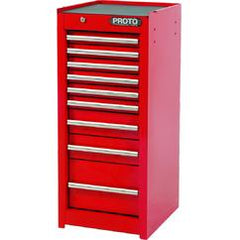 Proto® 440SS Side Cabinet - 9 Drawer, Black - Americas Tooling