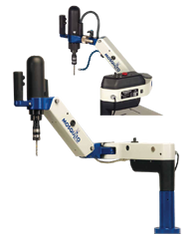 Vertical/Horiz Electric Tapping Machine; 0-9/16" Range - Americas Tooling