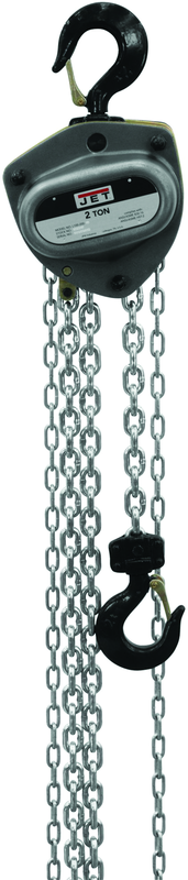 L-100-500WO-15, 5 Ton Hand Chain Hoist with 15' Lift & Overload Protection - Americas Tooling