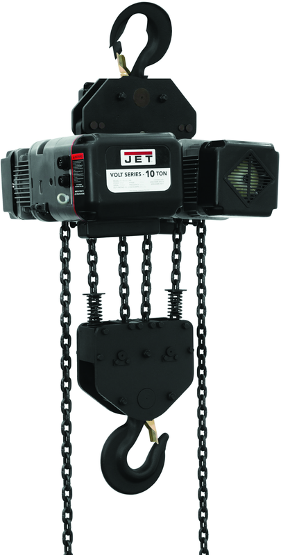 1AEH-32-10, 1-Ton VFD Electric Hoist 1-Phase or 3-Phase with 10' Lift - Americas Tooling