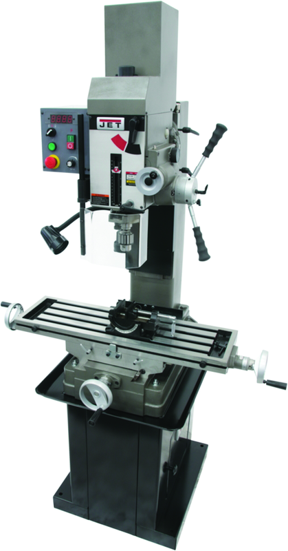 JMD-45VSPFT Variable Speed Geared Head Square Column Mill Drill with Power Downfeed - Americas Tooling