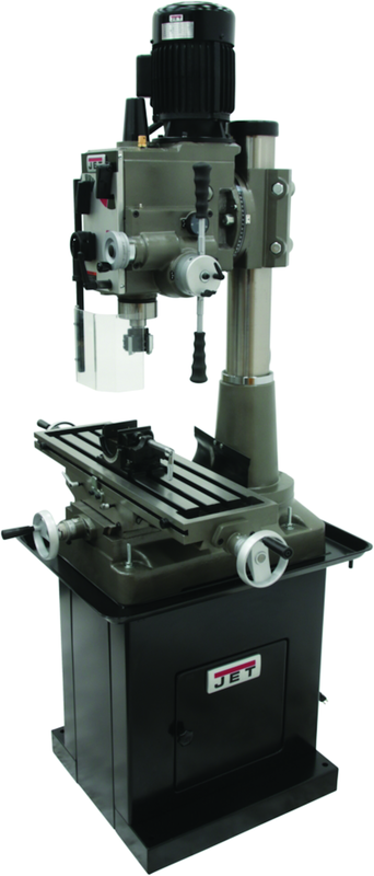 JMD-45GHPF Geared Head Square Column Mill Drill with Power Downfeed - Americas Tooling