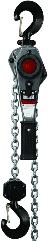 JLH Series 1-1/2 Ton Lever Hoist, 10' Lift with Overload Protection & Shipyard Hooks - Americas Tooling