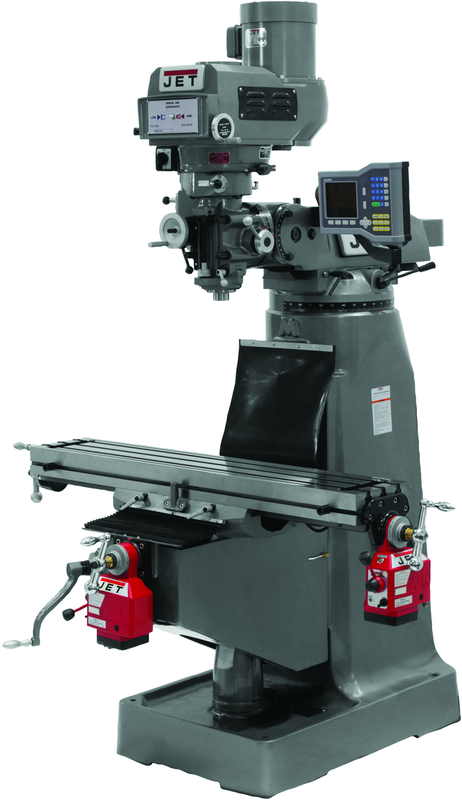 JTM-4VS Mill With X and Y-Axis Powerfeeds - Americas Tooling