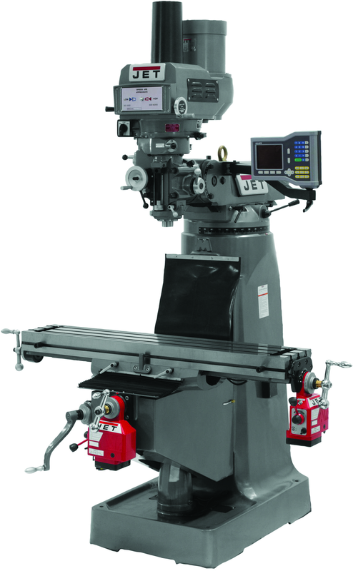 JTM-4VS Mill With X and Y-Axis Powerfeeds With Power Draw Bar - Americas Tooling