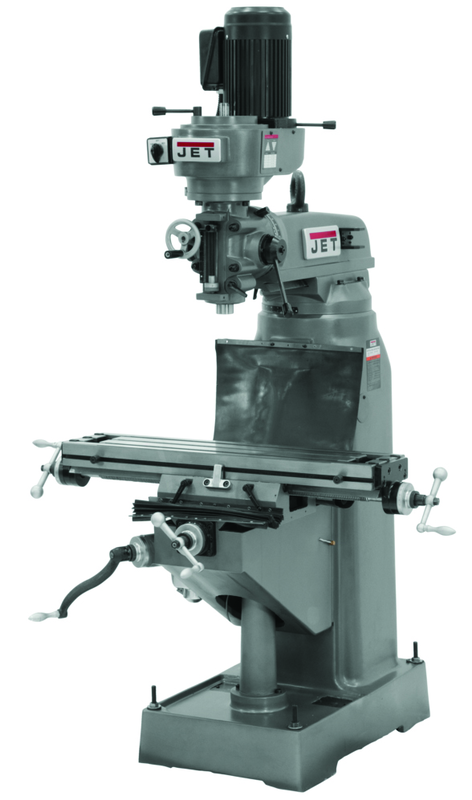 JVM-836-3 Mill With 3-Axis ACU-RITE 200S DRO (Knee) With X and Y-Axis Powerfeeds - Americas Tooling