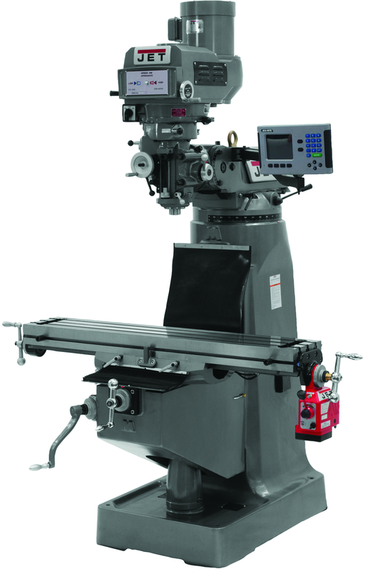 JTM-4VS Mill With ACU-RITE 200S DRO With X-Axis Powerfeed - Americas Tooling