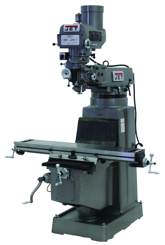 JTM-1050 Mill With ACU-RITE 200S DRO With X-Axis Powerfeed - Americas Tooling