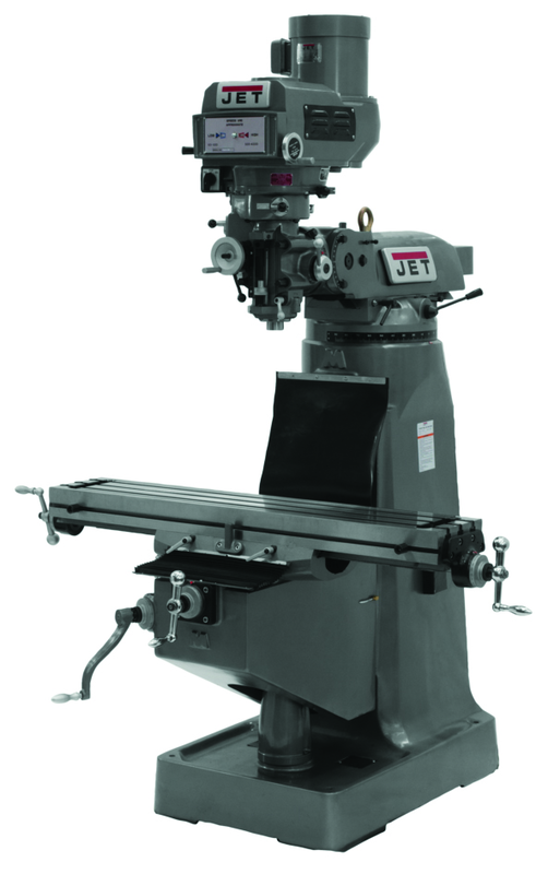 JTM-4VS-1 Mill With ACU-RITE 200S DRO With X-Axis Powerfeed - Americas Tooling