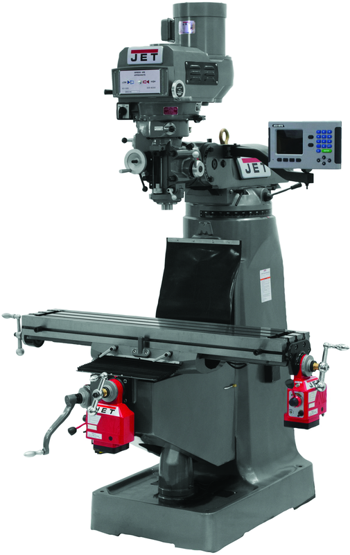 JTM-4VS-1 Mill With ACU-RITE 300S DRO With X-Axis Powerfeed - Americas Tooling