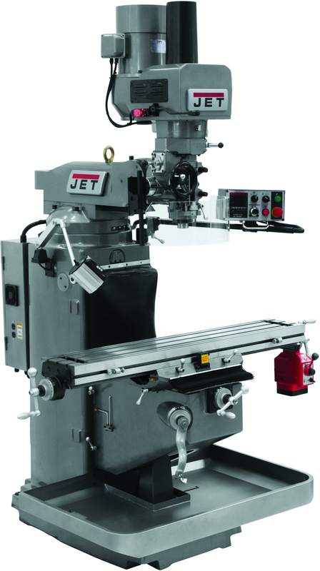 JTM-949EVS Mill With X-Axis Powerfeed and Air Powered Draw Bar - Americas Tooling