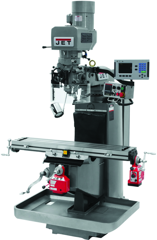 JTM-949EVS Mill With Acu-Rite 200S DRO With X and Y-Axis Powerfeeds - Americas Tooling