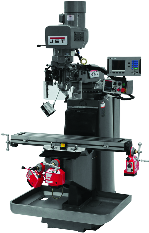 JTM-949EVS Mill With Acu-Rite 200S DRO With X, Y and Z-Axis Powerfeeds - Americas Tooling