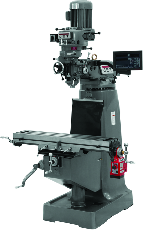 JTM-1 Mill With Newall DP700 DRO With X-Axis Powerfeed - Americas Tooling