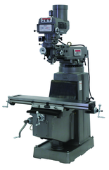 JTM-1050 Mill With 3-Axis Newall DP700 DRO (Quill) With X-Axis Powerfeed - Americas Tooling